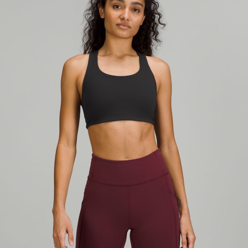 lululemon invigorate bra with clasp (skinny straps, adjustable)